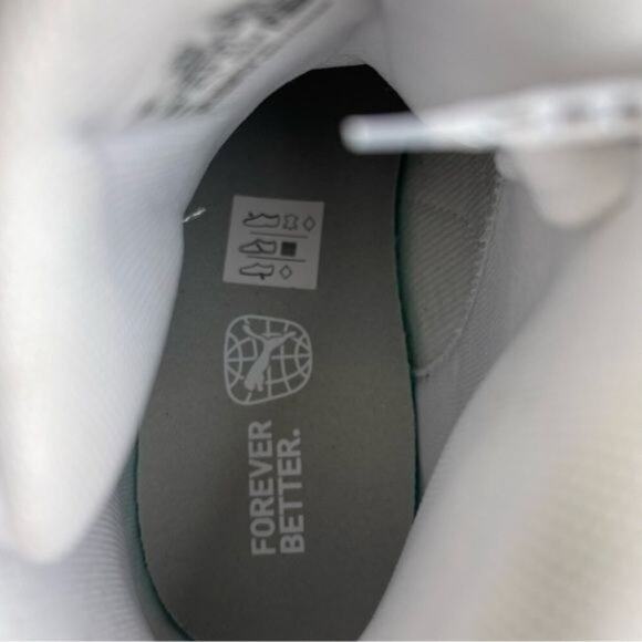 PUMA CA Pro Mid White/Team Gold Women’s US 10.5 Leather Sneakers NWOB 387213-01 - Picture 10 of 13